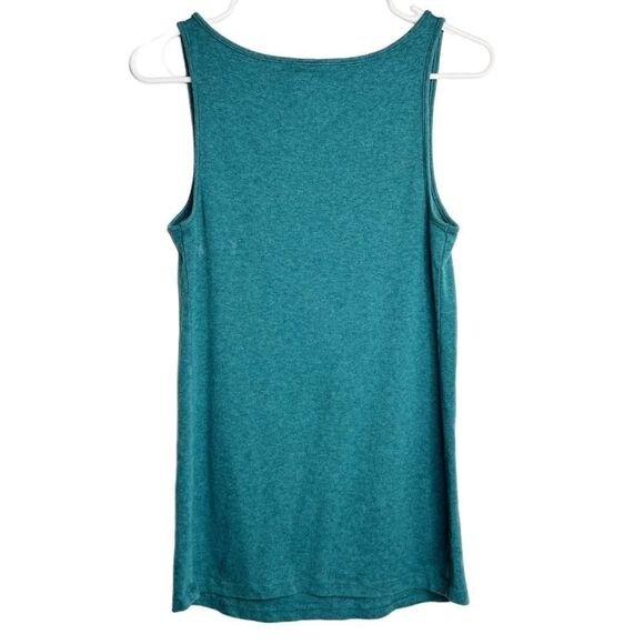 Isabel Maternity Scoop Neck Tank Top Teal Green Size XL - Picture 2 of 4